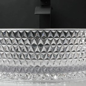 Pultos mosdó Rea Cristal Transparent