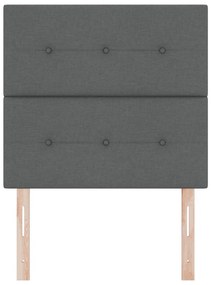 Fejtámla Gombos Steppelt Sötétszürke 80 cm Szövet