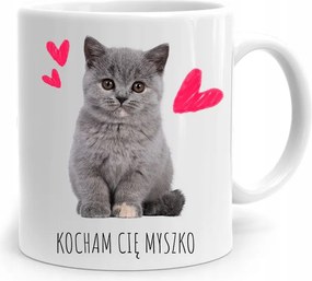 Bögre Ajándék Lánynak Szeretlek Egér nyomott mintával