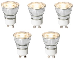 5 darabos GU10 3 lépésben dimmelhető LED izzókészlet 35 mm 4W 220 lm 3000K