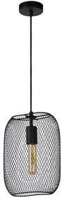 Lucide 78392/01/30 - Csillár zsinóron MESH 1xE27/60W/230V fekete