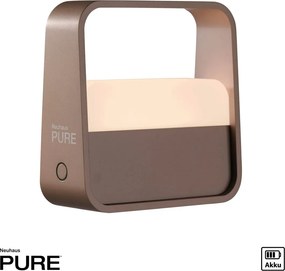 Paul Neuhaus modern asztali lámpa pure go barna pln4055-97