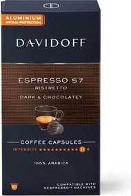 Kávékapszula, Nespresso® kompatibilis, 10 db, DAVIDOFF Espresso 57 (KHK1064)