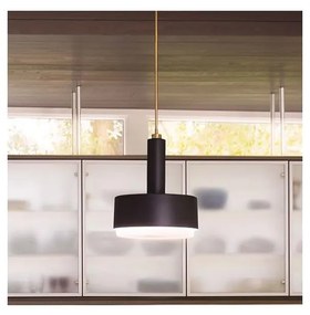 Hinkley HK-CEDRIC-P-M-BK-rúdon szerelt csillár CEDRIC 2xE27/60W/230V átm.33 cm arany/fekete