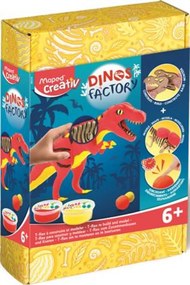 Dínó készítő modellező gyurma készlet, MAPED CREATIV Dinos factory, T-Rex (IMAC907210)