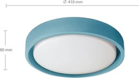 Brilagi-LED dimmelhető lámpatest MATTEO LED/48W/230V 3000-6500K Ø 41 cm türkiz + távirányító