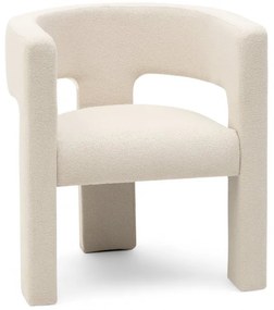 Világos bézs design kialakítású fotel ALPAH LOOP