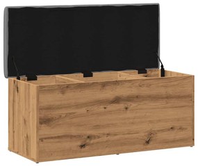 kézműves tölgy szerelt fa tárolópad 102x42x45 cm