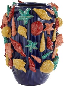 CORAL COAST kerámia váza 33 cm , tenger gyümölcsei