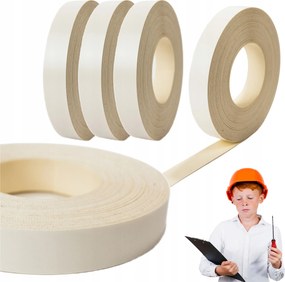 furnér Fehér hőre olvadó ragasztóval meleg bútorszegély 21mm 10m