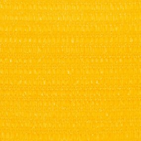 sárga HDPE napvitorla 160 g/m² 3 x 4 m