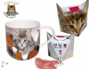 Bögre 450ml Cica gitárral és dobozzal