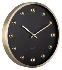 Karlsson 5971BK design falióra fekete, 35 cm átmérővel