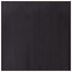 sötétbarna bambusz négyzet alakú szőnyeg 100 x 100 cm