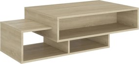 vidaXL sonoma tölgy színű szerelt fa dohányzóasztal 105 x 55 x 32 cm