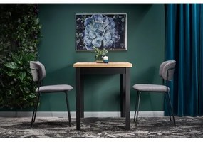 KINDOR étkezőasztal wotan tölgy/fekete