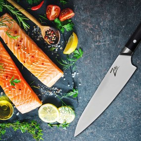 Zelite Infinity by Klarstein Razor-Edge, 8" szakácskés, 59 HRC, rozsdamentes acél