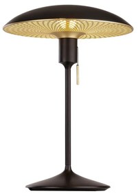 Fekete-aranyszínű lámpabúra ø 35 cm Manta Ray – UMAGE