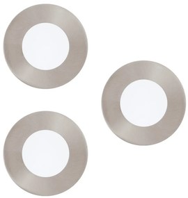 Eglo 33216-SZETT 3x dimmelhető RGBW LED süllyesztett mennyezeti lámpa FUEVA-C LED/3W/230V