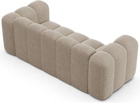 Bézs zsenília kanapé 200 cm Lupine – Micadoni