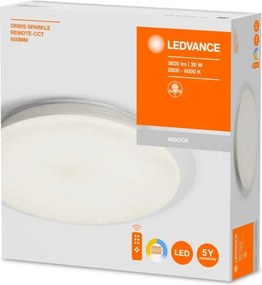 Ledvance - LED Szabályozható mennyezeti lámpa ORBIS LED/38W/230V + távirányító