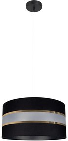 Csillár zsinóron CORAL 1xE27/60W/230V fekete