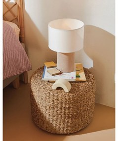 Fehér-bézs asztali lámpa textil búrával (magasság 29 cm) Bianella – Kave Home
