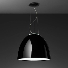 Artemide Nur Gloss Led függeszték, fekete, Bluetooth, 2006lm, 2700K, 55cm