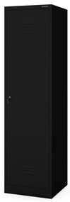 AGNES fém takarítószekrény, 500 x 1850 500 mm, fekete