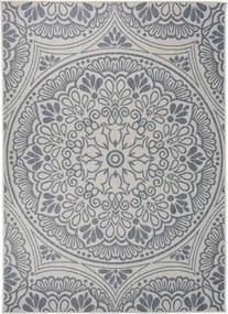 vidaXL kék mintás lapos szövésű kültéri szőnyeg 200 x 280 cm