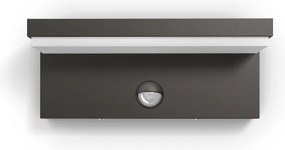 Philips 16484/93/P3 - LED Kültéri lámpa érzékelővel BUSTAN 2xLED/4,5W IP44