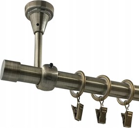 Mennyezeti Függönykarnis 19mm Antik Arany 400cm Luna csendes