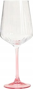 Brill borospohár rózsaszín lábbal 0,56 l Homla