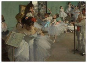 Kép - Edgar Degas, The Dance Class, reprodukciók (70x50 cm)