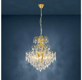 Eglo 39605 - Csillár láncon FENOULLET 5xE14/25W/230V arany