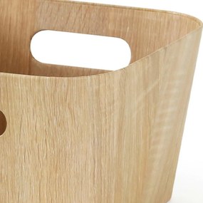 Kitchisimo 2 db tároló kosár szett 27 × 27 × 16cm, természetes, M