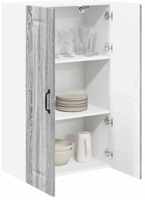 Fali konyhaszekrény Szürke Sonoma 60 x 31 x 100 cm Faanyag