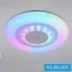 UNIVERSO Mennyezeti lámpa hangszóróval BT 72w CCT + 9w RGB 4600lm ∅485×60mm fehér