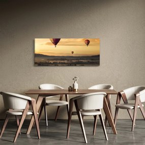 Kép - repülő léggömbök (120x50 cm)
