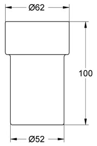 GROHE 40254000 - ALLURE szatén üvegpohár