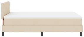 Box Spring Ágy Matraccal &amp; LED Krém 120x200 cm Szövet