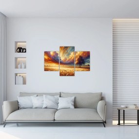 Kép – Fa a mezőn (90x60 cm)
