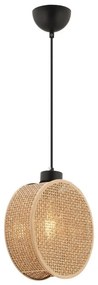 Kábeles csillár DRUM 1xE27/60W/230V barna