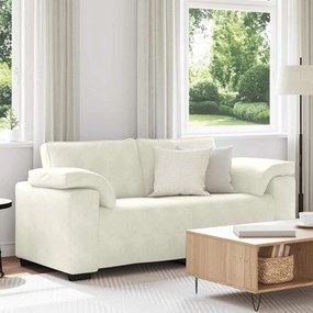 vidaXL krém bársony loveseat kanapé 140 cm