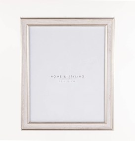 Függő Képkeret Álló, Fehérített Fa Utánzat 17 X 22 CM