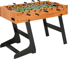 vidaXL világosbarna összecsukható csocsóasztal 121 x 61 x 80 cm