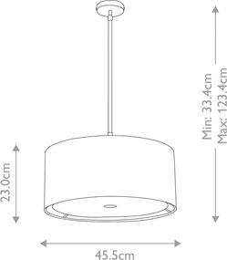 Elstead Lighting BALANCE BALANCE-P-BRPB Függőlámpa 1x60W/E27