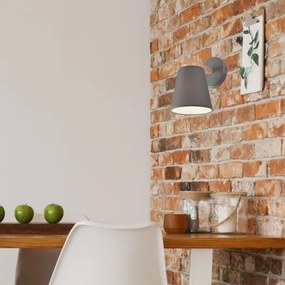 Fali lámpa ELLIE 1xE27/60W/230V szürke