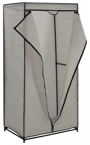 2 db szürke ruhásszekrény 75 x 50 x 160 cm