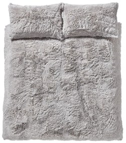 Cuddly világosszürke mikroplüss ágyneműhuzat, 135 x 200 cm - Catherine Lansfield